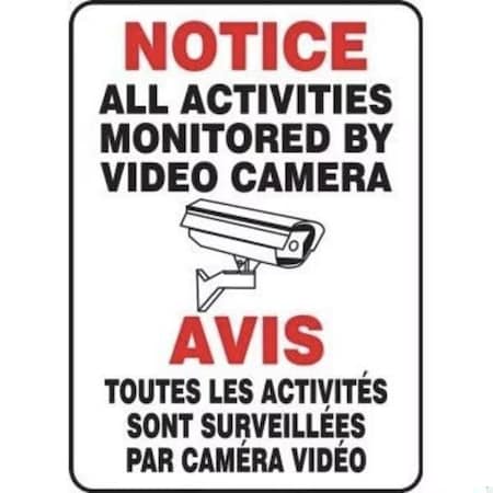 Accuform BILINGUAL SAFETY SIGN NOTICE  FBMASE813XP FBMASE813XP
